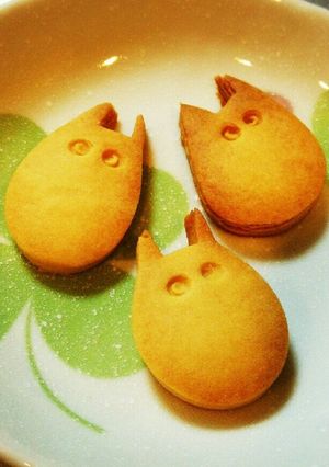 ＊手作り型でトトロの型抜きクッキー＊-レシピのメイン写真