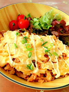 オムライス風*簡単*キムチチャーハン-レシピのメイン写真