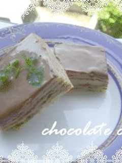 クレープのチョコケーキ-レシピのメイン写真