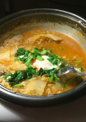 白菜とノラぼうのおじや-レシピのメイン写真