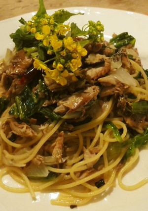 林檎ママ☆おすすめサンマのパスタ-レシピのメイン写真