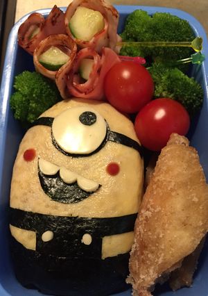 ☆キャラ弁☆ミニオンズ-レシピのメイン写真