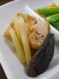 揚げ豆腐と椎茸の春の煮物