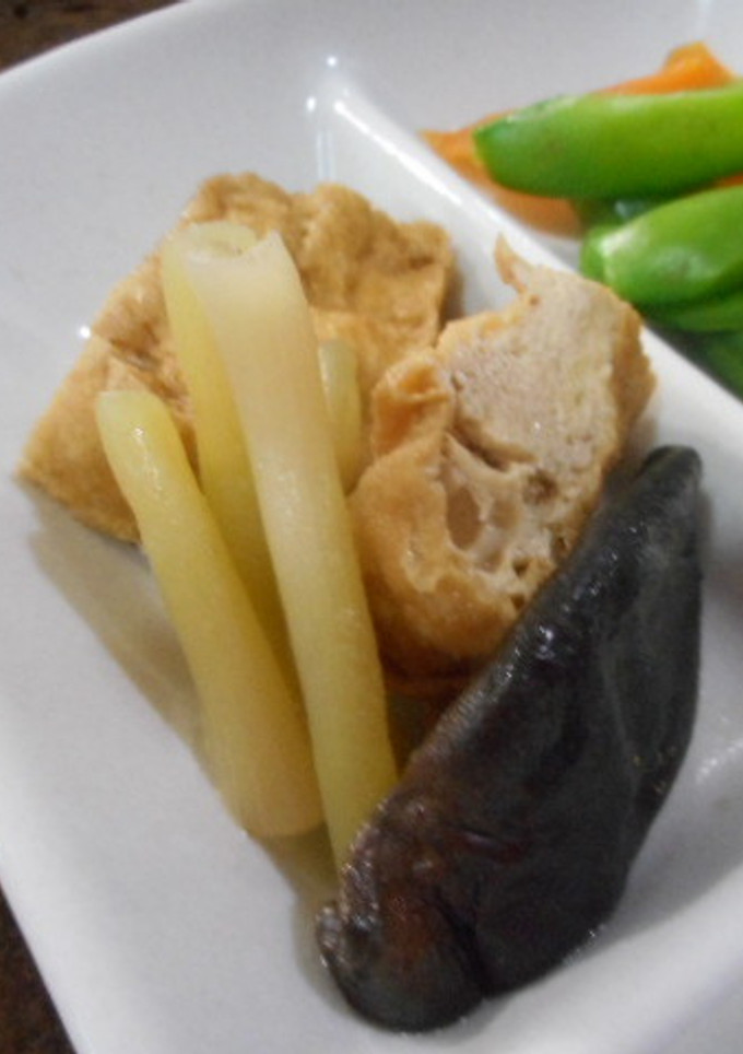 揚げ豆腐と椎茸の春の煮物-レシピのメイン写真