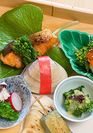 菜花を使った八寸-レシピのメイン写真