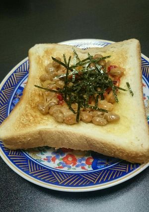 魚沼特産 かぐら辛っこ納豆トース-レシピのメイン写真