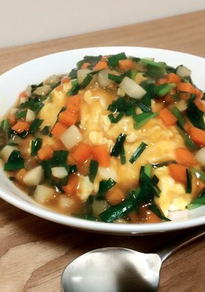 フライパンひとつで！簡単おいしい天津飯☆-レシピのメイン写真