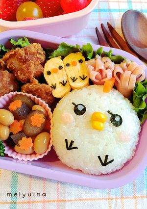 簡単可愛い♡にわとりおにぎりキャラ弁-レシピのメイン写真