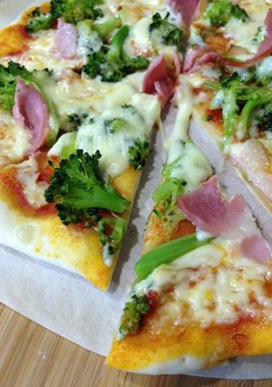 もっちり♡ぷっくりナポリ風pizza-レシピのメイン写真