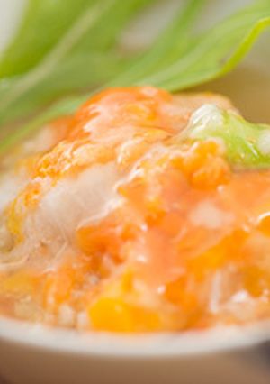 にんじんの入った里芋まんじゅう-レシピのメイン写真