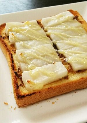 餅バタのりトースト-レシピのメイン写真