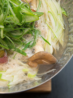 信長ねぎと鴨肉の鍋-レシピのメイン写真