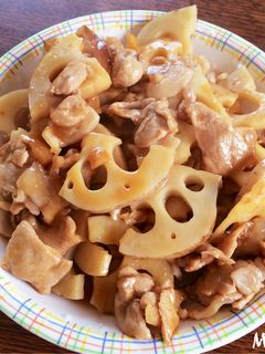 豚肉とれんこんの甘酢炒め-レシピのメイン写真