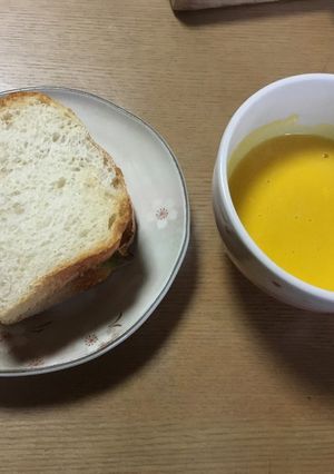 かぼちゃのスープ-レシピのメイン写真