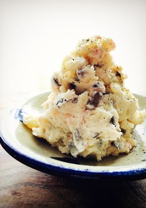 黒オリーブと紅生姜のポテトサラダ☆-レシピのメイン写真