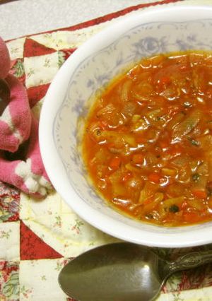 トマトジュースでミネストローネ-レシピのメイン写真