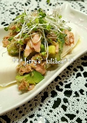 ケンちゃん豆腐diet♡アボカドツナ冷奴-レシピのメイン写真