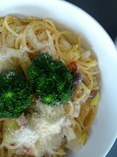 焼鳥缶詰めde簡単!ゆであげパスタ♪-レシピのメイン写真
