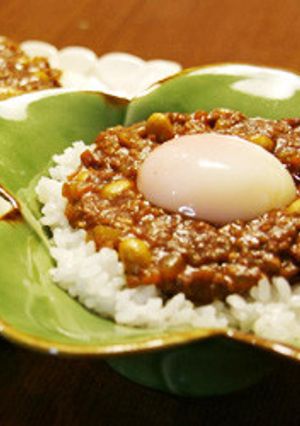 蒸し大豆とトマトのキーマカレー-レシピのメイン写真