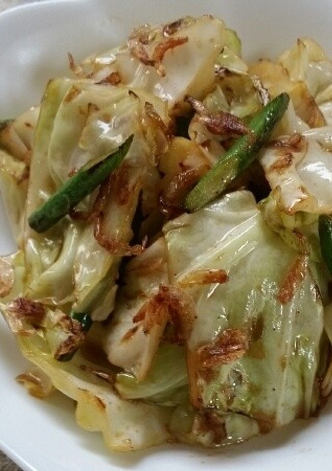 簡単で旨いキャベツと干しえびの中華炒め-レシピのメイン写真