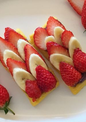 小倉フレンチトースト♫イチゴとともに-レシピのメイン写真