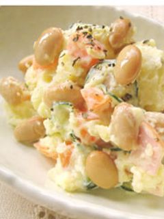蒸し大豆入りポテトサラダ-レシピのメイン写真