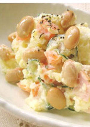 蒸し大豆入りポテトサラダ-レシピのメイン写真