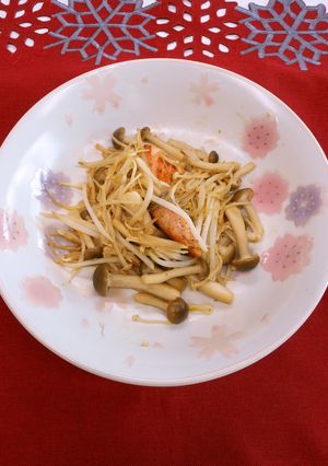 鮭と野菜のポン酢炒め-レシピのメイン写真