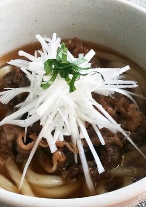甘みのあるしっかり出汁♡肉うどん♡-レシピのメイン写真