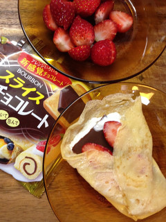 スラチョコでクレープ-レシピのメイン写真