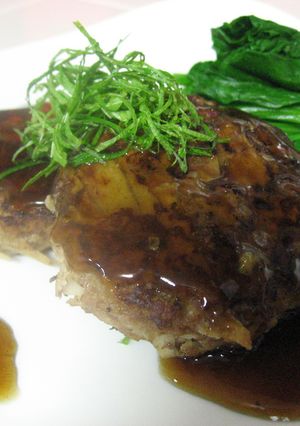 ごぼうの和風ハンバーグ☆-レシピのメイン写真