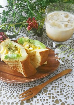 バターの風味♪サラダパンポケットサンド-レシピのメイン写真