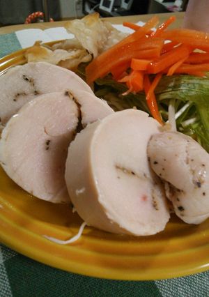 誰でも簡単!ヘルシー鶏ハムのつくりかた-レシピのメイン写真