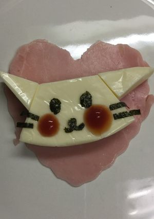 6Pチーズはーとねこ-レシピのメイン写真
