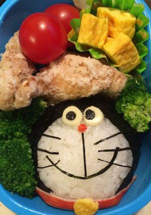 ☆キャラ弁☆ドラえもん-レシピのメイン写真