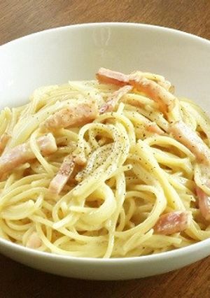 誰でも簡単に出来る♥濃厚カルボナーラ-レシピのメイン写真