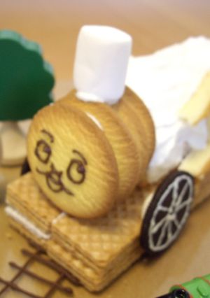 息子喜ぶ！トーマスケーキ！！-レシピのメイン写真