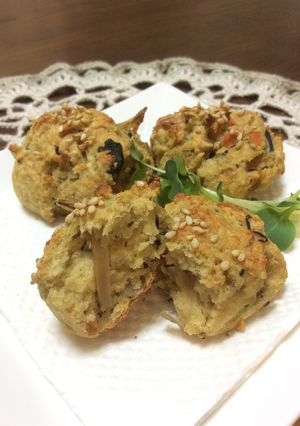 おから煮リメイク☆惣菜スコーン-レシピのメイン写真