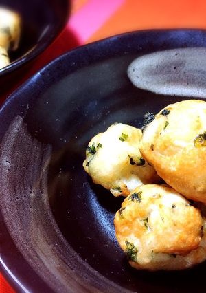 超簡単♡はんぺんと麩の素揚げたこ焼き風-レシピのメイン写真