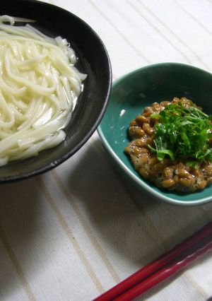 かまあげ納豆うどん-レシピのメイン写真