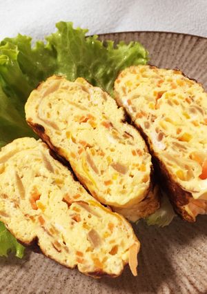 お野菜卵焼き-レシピのメイン写真