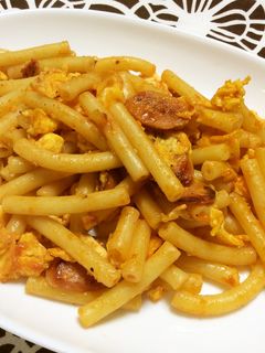 マカロニのケチャップ炒め-レシピのメイン写真