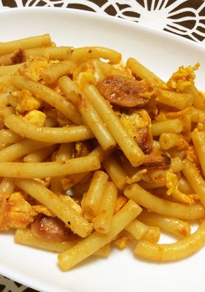 マカロニのケチャップ炒め-レシピのメイン写真