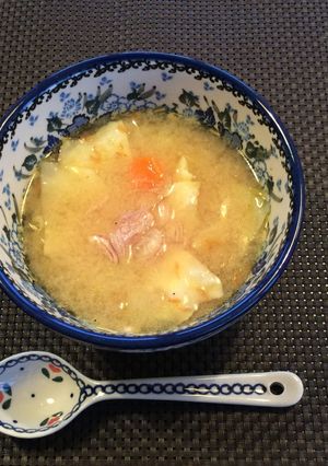 ⭐️春キャベツを使った洋風味噌汁-レシピのメイン写真
