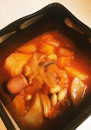 簡単美味しい！具だくさんミネストローネ-レシピのメイン写真