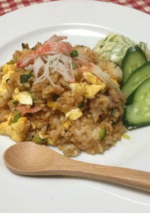 かにカマとちくわのアジアン炒飯-レシピのメイン写真