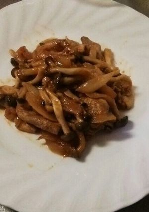 平日ご飯☆ポークケチャップ♪-レシピのメイン写真