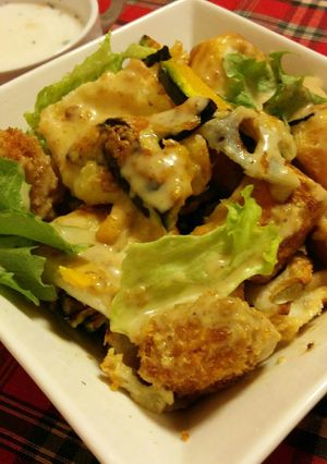 カジキのフライ&パンdeグラタンなランチ-レシピのメイン写真