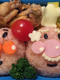 ☆キャラ弁☆アンパンマンとジャムおじさん-レシピのメイン写真