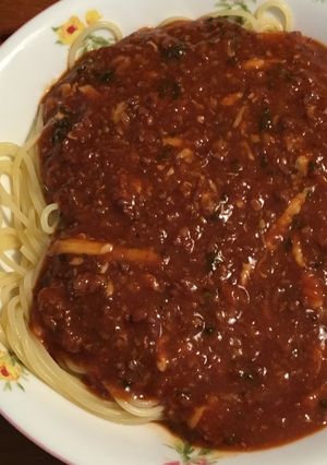 五右衛門風ミートソースパスタ♫-レシピのメイン写真